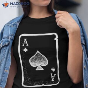 Ace Of Spades Poker Playing Card Halloween Costume Shirt