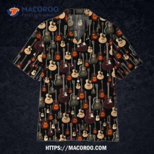 Acoustic Guitar Hawaiian Shirt