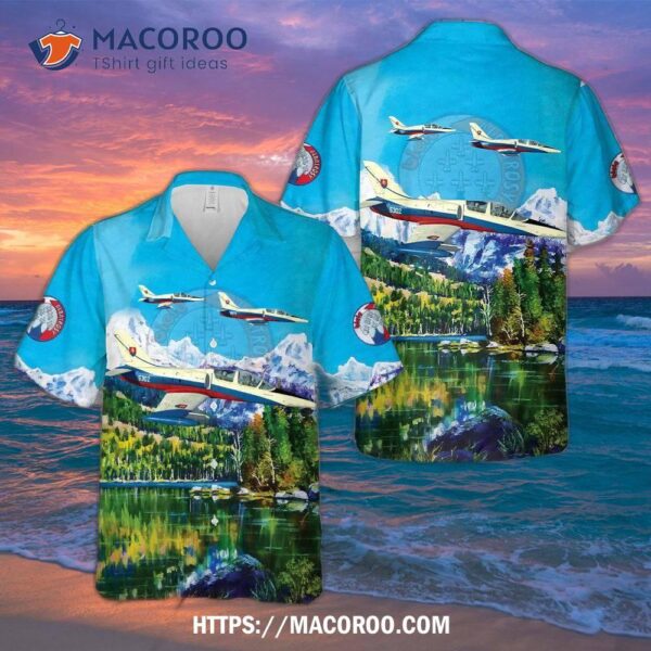 Aerobatic Slovakia Air Force White Albatros ‘biele Albatrosy’ Display Team Hawaiian Shirt