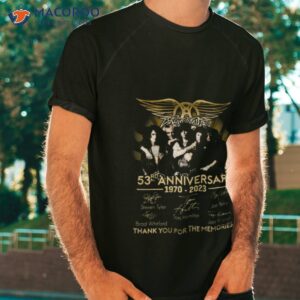 Aerosmith 53rd Anniversary 1970 2023 Shirt