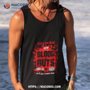 aew blood and guts 2023 event shirt tank top