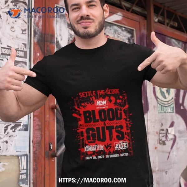 Aew Blood And Guts 2023 Event Shirt