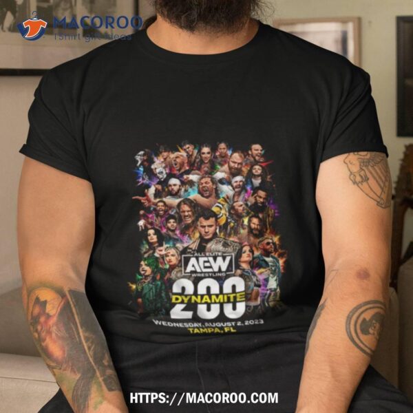 Aew Dynamite 200 Event Tee