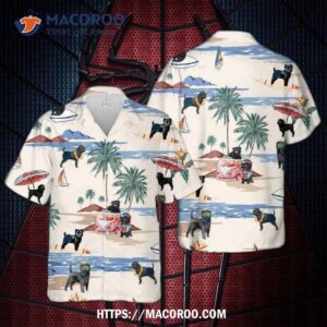 Affenpinscher Ummer Beach Hawaiian Shirt