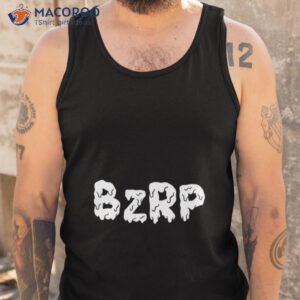 aka bzrp white logo bizarrap design shirt tank top