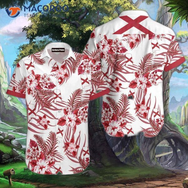 Alabama Proud Red Hawaiian Shirts