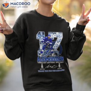 alex killorn tampa bay lightning 2012 2023 thank you for the memories signature shirt sweatshirt 2