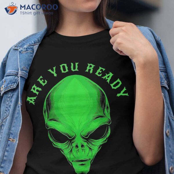 Alien Are You Ready For Halloween Kids Shirt