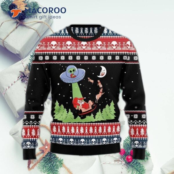 Alien Christmas Ugly Sweater