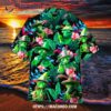 Alien Drinking Vodka Hawaiian Shirt