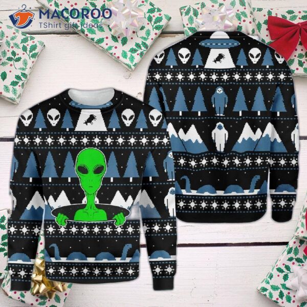 Alien Ugly Christmas Sweater