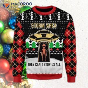 Alien Ugly Christmas Sweater