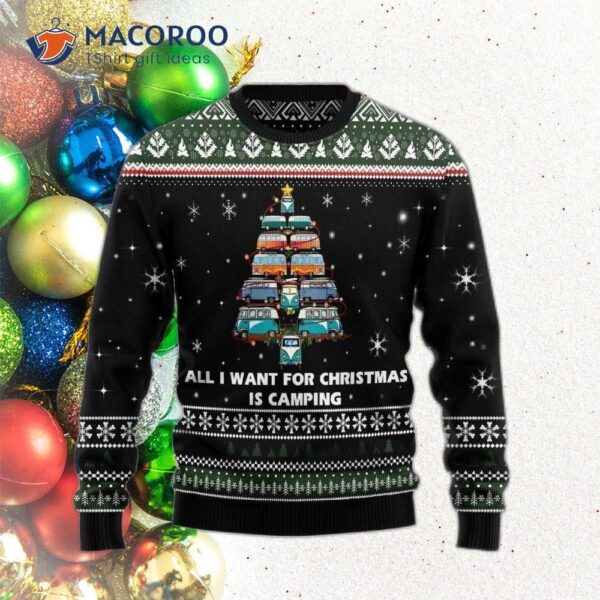 All I Want For Christmas Is An Ugly Sweater Camping