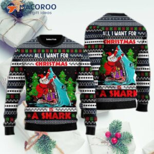 All I Want For Christmas Is An Ugly Sweater With A Fishing Theme