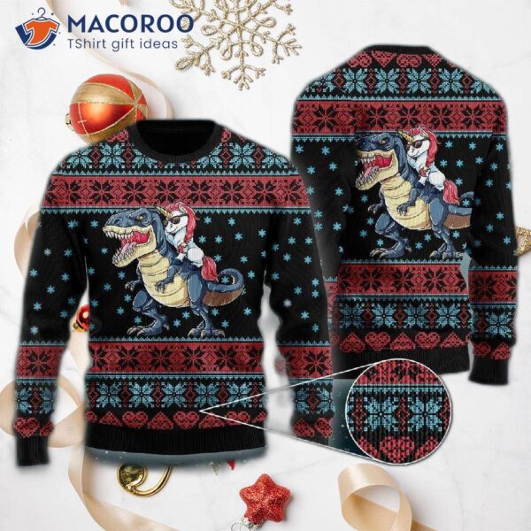 All I Want For Christmas Is An Ugly Sweater With A Unicorn On It