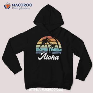 aloha hawaii hawaiian island palm beach surfboard surf shirt hoodie