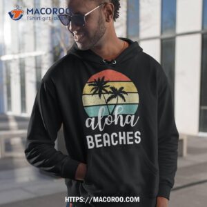 aloha hawaiian island hawaii palm beach surfboard surf shirt hoodie 1