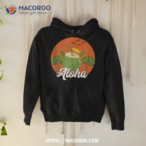 aloha hawaiian island palm beach surfboard surf shirt hoodie 2