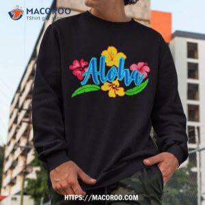 aloha hawaiian island palm beach surfboard surf shirt sweatshirt 1