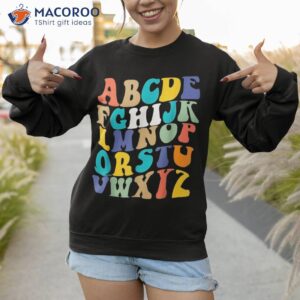 alphabet hi back to school abc pre k kindergarten teacher shirt sweatshirt 1