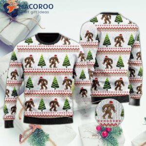 Amazing Bigfoot Ugly Christmas Sweater