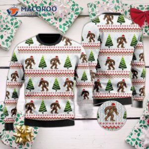 Amazing Bigfoot Ugly Christmas Sweater