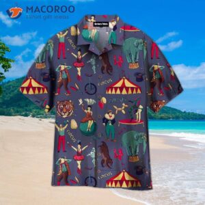 Amazing Circus-print Hawaiian Shirts
