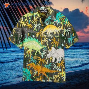 Amazing Colorful Dinosaur Jurassic Park Hawaiian Shirts