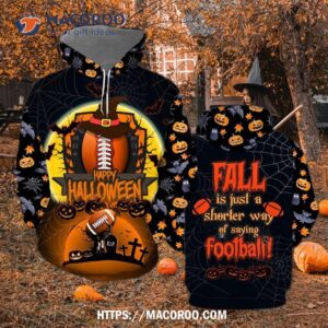 Amazing Football Halloween All Over Print 3D Hoodie, Best Halloween Gifts