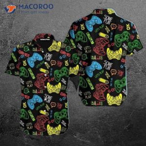 amazing gamer colorful hawaiian shirt 0