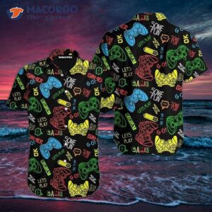 amazing gamer colorful hawaiian shirt 1