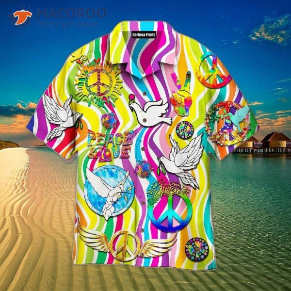 Amazing Hippie Dove Nature Hawaiian Shirts