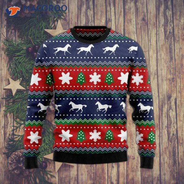 Amazing Horse Ugly Christmas Sweater