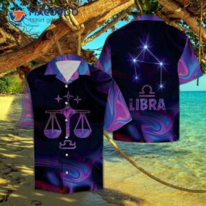 Amazing Libra Horoscope And Purple Hawaiian Shirts