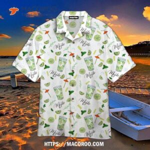 Amazing Mojito Green White Hawaiian Shirt