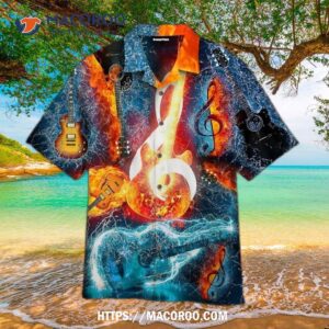 Amazing Music Note Guitar Hawaiian Shirt