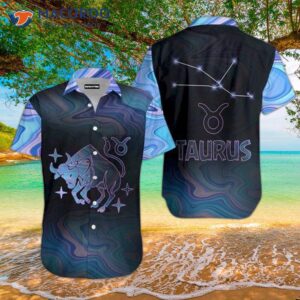 Amazing Taurus Horoscope Black Hawaiian Shirts