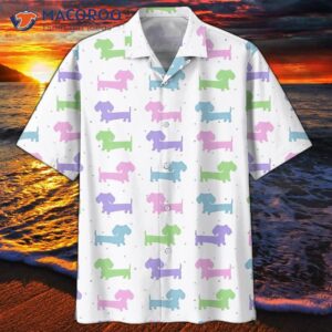 Amazing White Hawaiian Dachshund Shirts