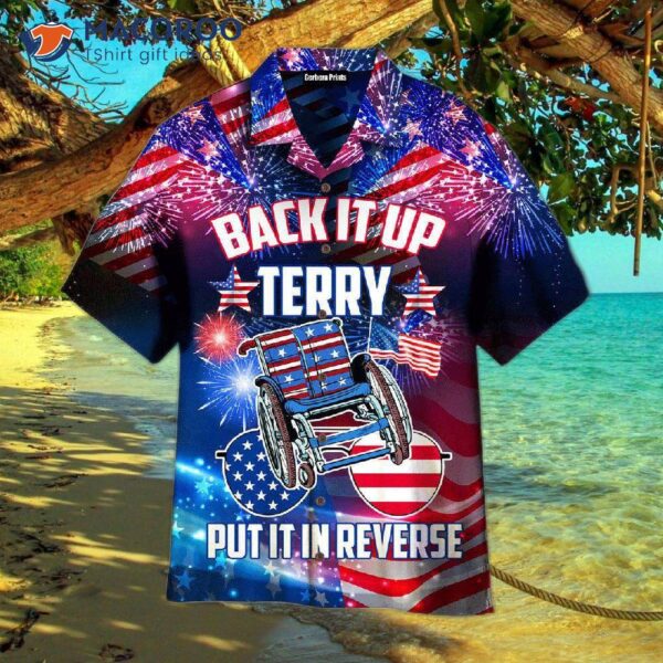 America Celebrates The Fourth Of July With Terry Putting It In Reverse, Fireworks, And Patriotic Hawaiian Shirts To Commemorate Independence Day.