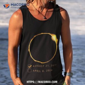 america eclipse checklist 4 08 24 total solar 2024 shirt tank top