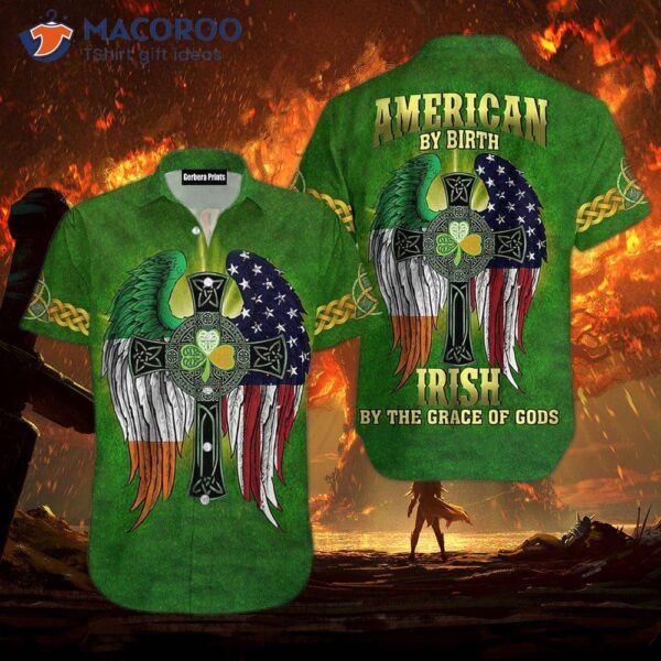 American-born, Irish On St. Patrick’s Day, Hawaiian Shirt