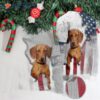 American Flag And Dachshund Dog Ugly Christmas Sweater