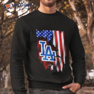 american flag mlb los angeles dodgers shirt sweatshirt