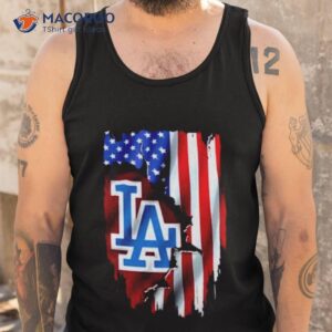 american flag mlb los angeles dodgers shirt tank top