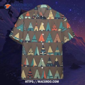 American Native Tents Hawaiian Shirt