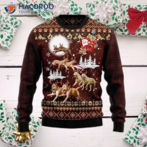 American Pit Bull Terrier Reindeer Car Ugly Christmas Sweater