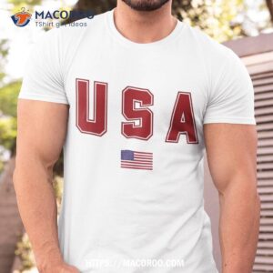 American Pride Flag Tee July 4th Usa Patriotic Kid Shirt