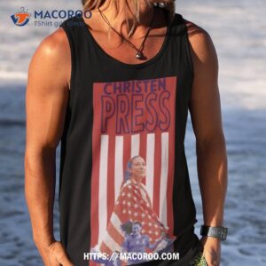 americana red christen press shirt tank top