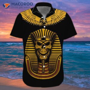 Ancient Egyptian And Black Hawaiian Shirts