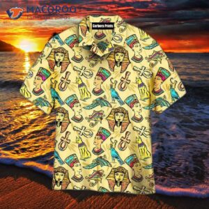 Ancient Egyptian Classic Flash Tattoo Style Hawaiian Shirts